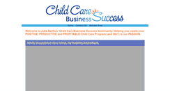 Desktop Screenshot of childcarebusinesssuccess.com